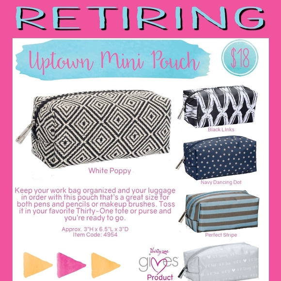 Thirty-One Uptown Mini Pouch - Picture 6 of 6
